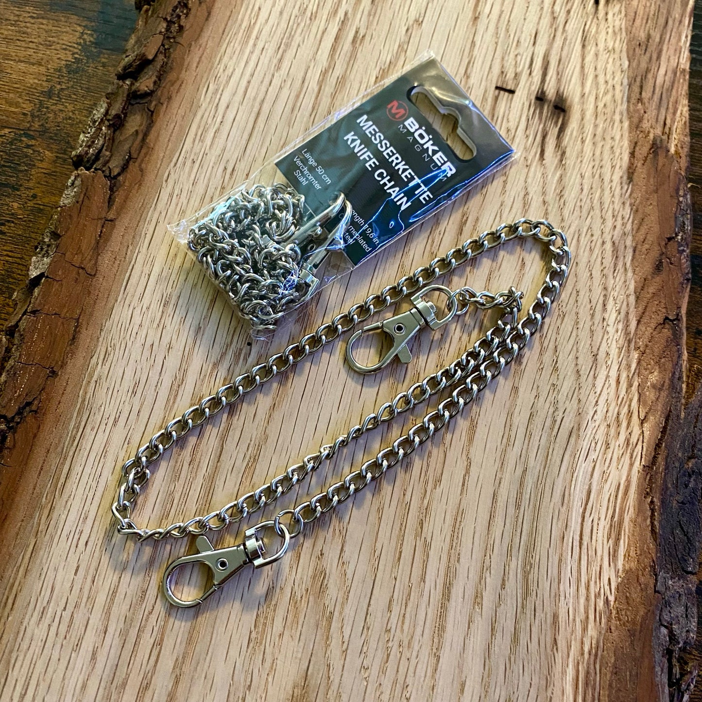 Messerkette verchromter Stahl.