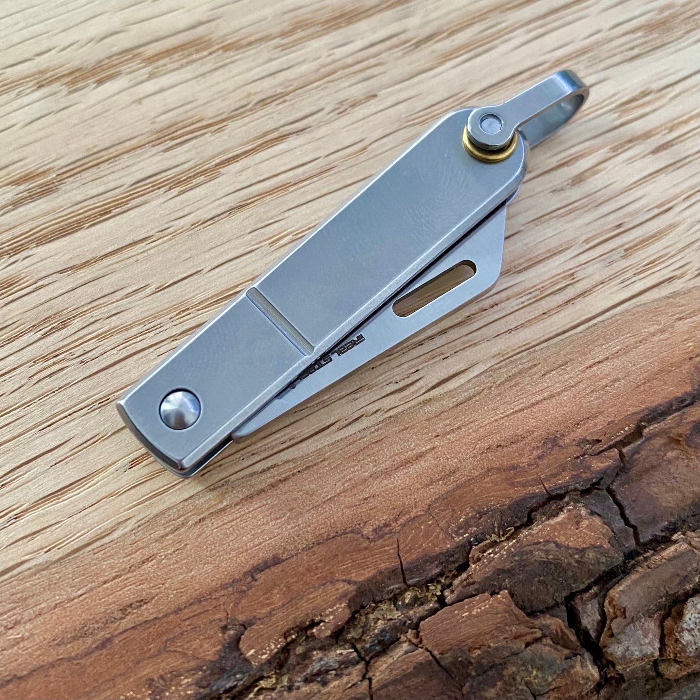 Taschenmesser Baby Barlow Satin Edelstahl.