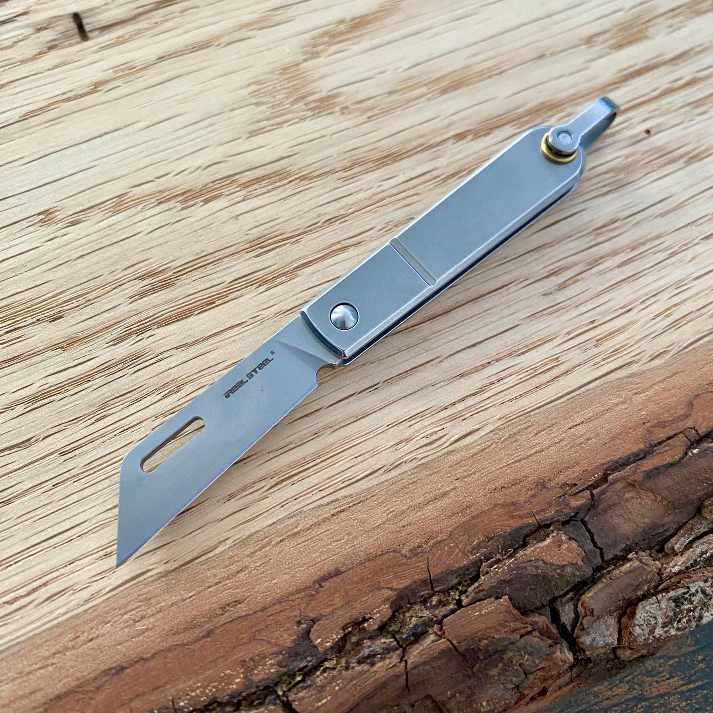 Taschenmesser Baby Barlow Satin Edelstahl.