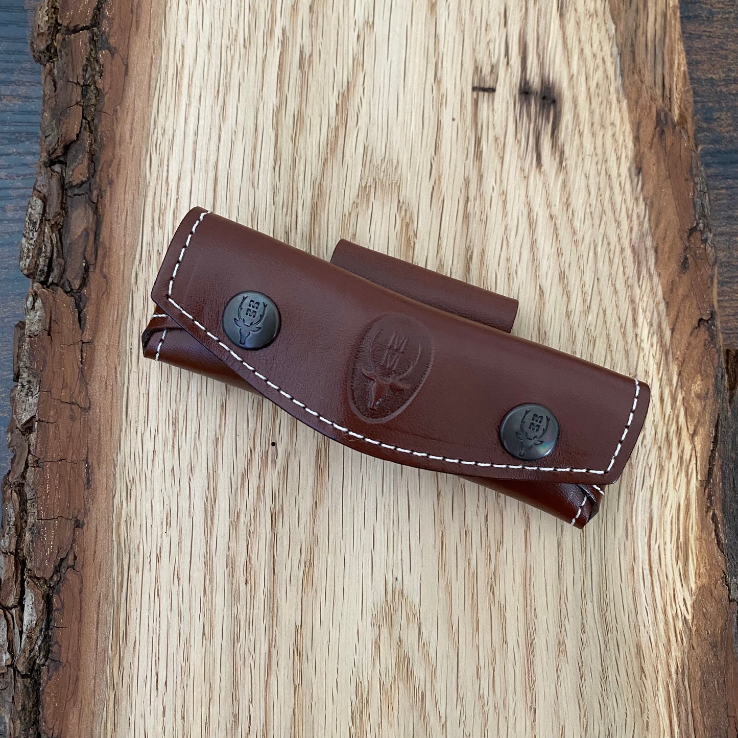 Leder-Etui Braun