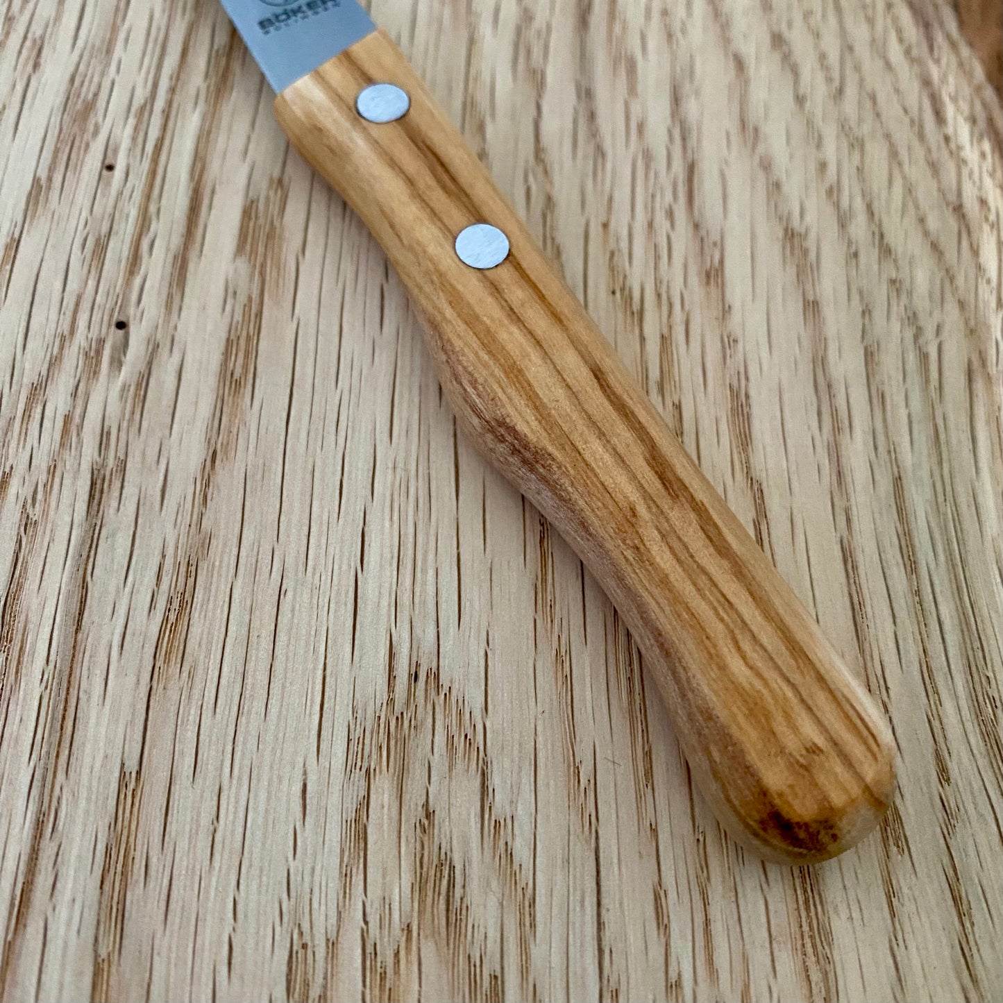 Gemüsemesser von Böker Solingen mit Olivenholzgriff