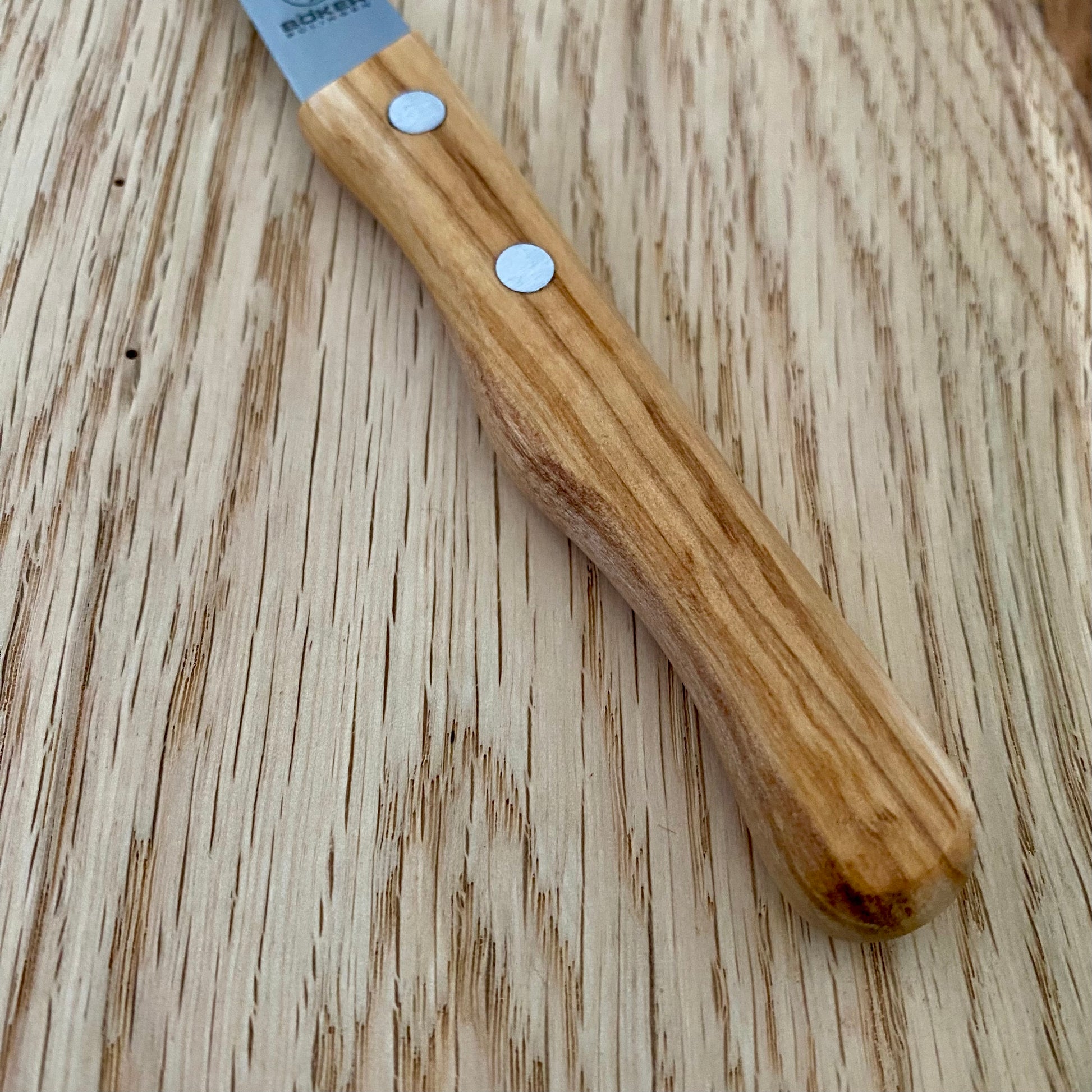 Gemüsemesser von Böker Solingen mit Olivenholzgriff