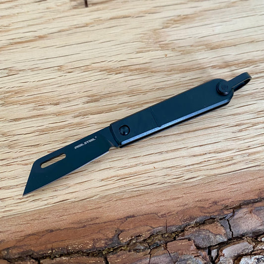 Taschenmesser Baby Barlow All Black von Real Steal