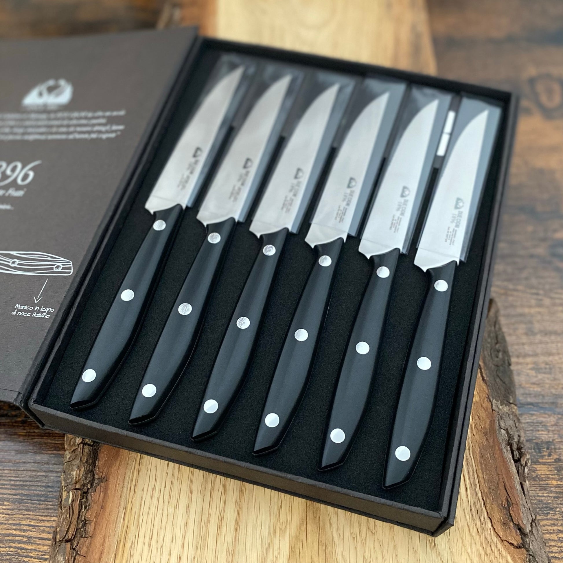 Steakmesser von Due Cigni im 6er-Set